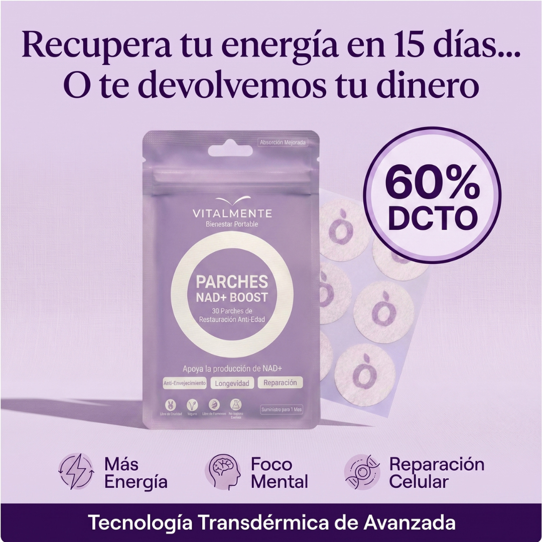 Parches NAD+™ Energizante Celular