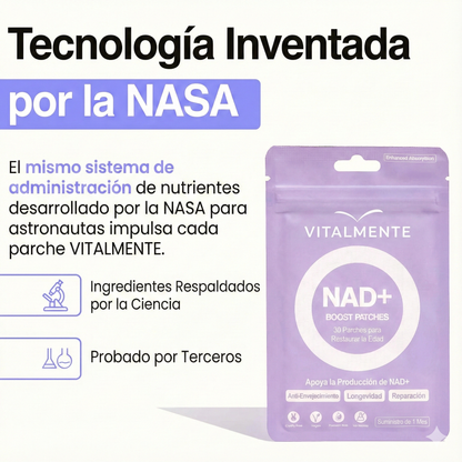 Parches NAD+™ Energizante Celular