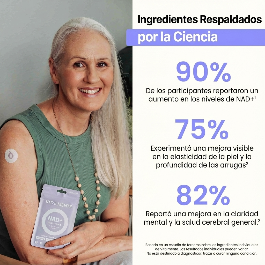 Parches NAD+™ Energizante Celular